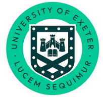 The green and white University of Exeter logo.